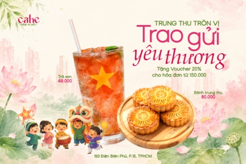 Trung thu tròn vị trao gửi yêu thương