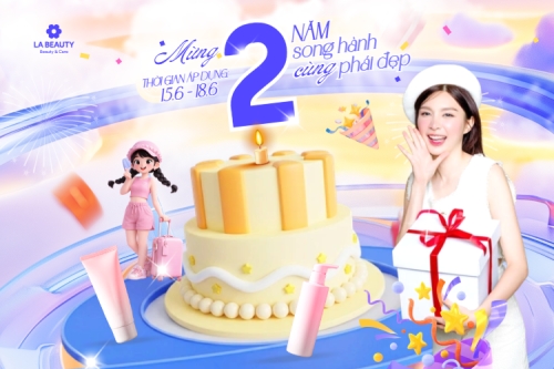 Mừng 2 năm song hành cùng phái đẹp