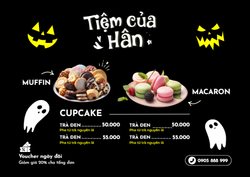 Halloween, đồ ăn, food, thực phẩm, ẩm thực, món ăn, F&B, cake, bánh