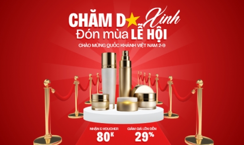2/9, Quốc Khánh, lễ hội, Việt Nam, làm đẹp, spa, beauty, thẩm mỹ, skincare, hiện đại, modern
