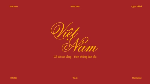 2/9, Quốc Khánh, lễ hội, Việt Nam, sự kiện, hiện đại, modern, đơn giản, simple