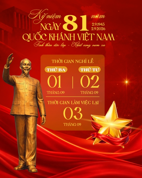Kỷ niệm 81 năm ngày Quốc khánh Việt Nam