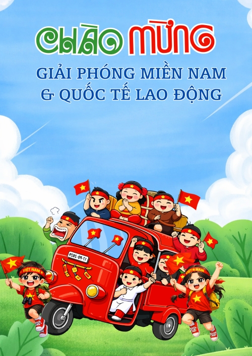 Nhiệt liệt chào mừng ngày Giải phóng miền Nam, thống nhất đất nước