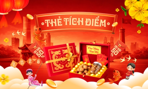 Thẻ tích điểm đổi quà tết
