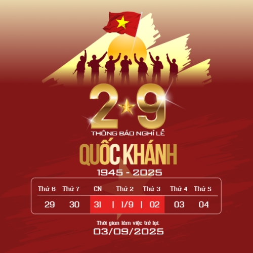 2/9, Quốc Khánh, lễ hội, thông báo, lịch nghỉ, Việt Nam, sự kiện, event, hiện đại, modern