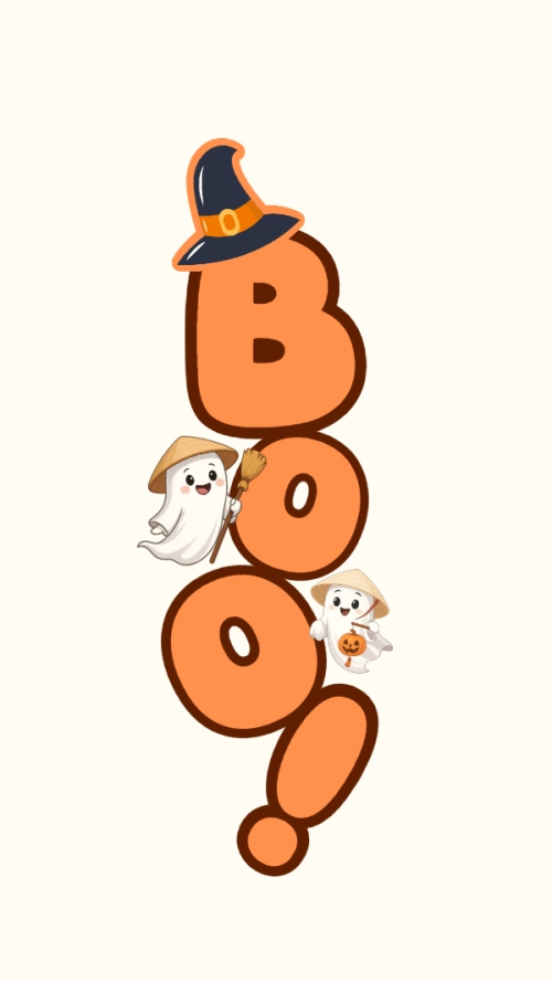 Halloween, lễ hội ma quái, sự kiện, event, dễ thương, cute, chibi, hoạt hình, cartoon