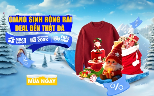 Giáng sinh rộng rãi deal đến thật đã
