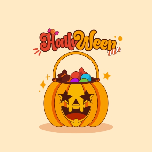 Halloween, lễ hội ma quái, sự kiện, event, thực phẩm, food, dễ thương, cute, chibi, hoạt hình, cartoon
