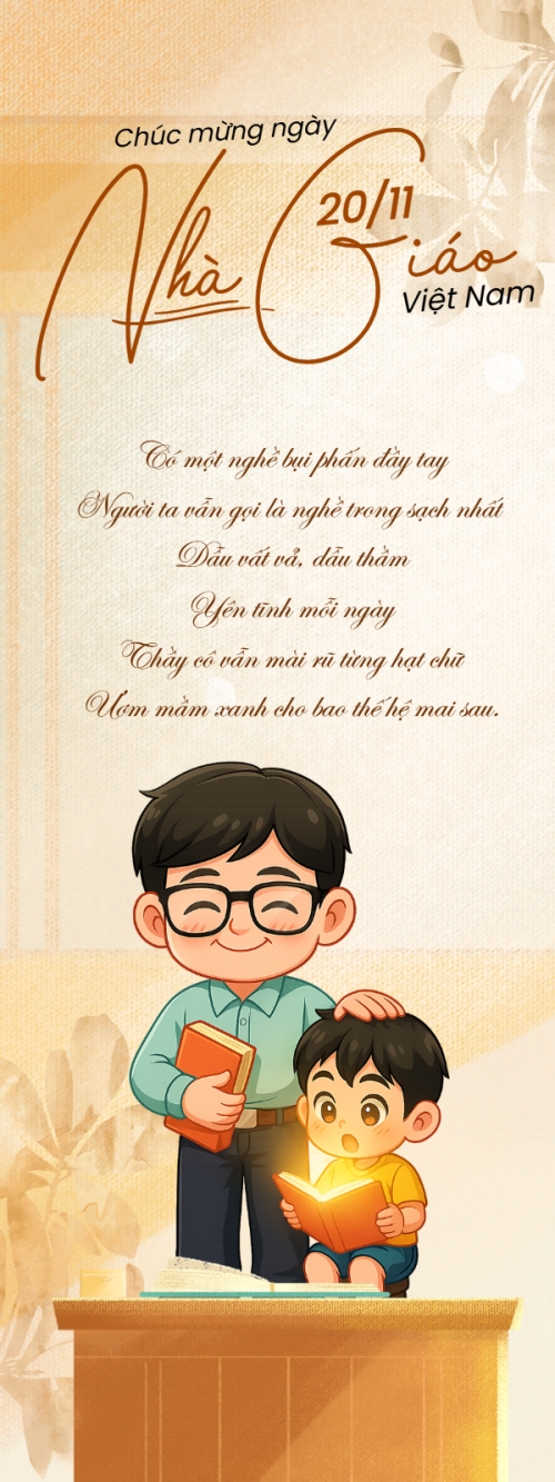 Chúc mừng ngày nhà giáo