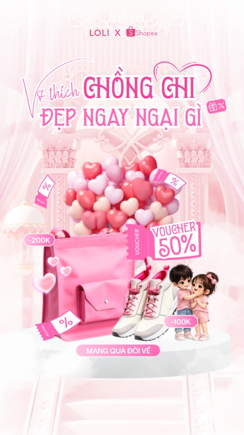 Vợ thích chồng chi đẹp ngay ngại gì
