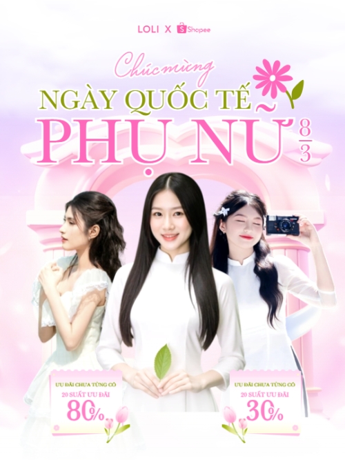 Chúc mừng ngày Quốc tế phụ nữ 8/3