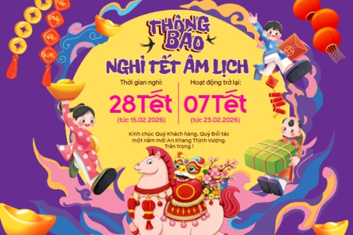 Thông báo nghỉ tết Nguyên Đán
