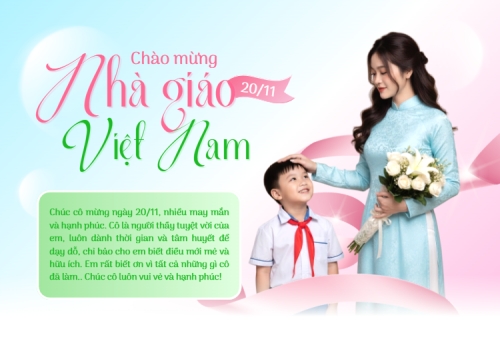 Chúc mừng Nhà Giáo Việt Nam 20/11