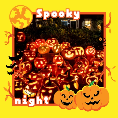Halloween, lễ hội ma quái, sự kiện, event, dễ thương, cute, chibi, hoạt hình, cartoon