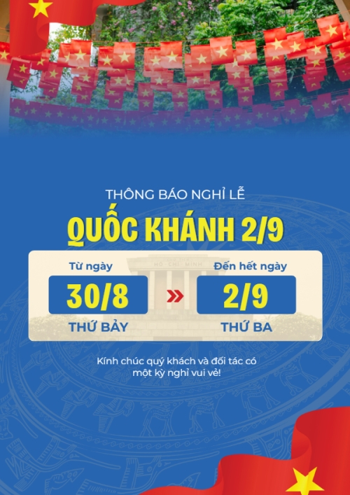 2/9, Quốc Khánh, lễ hội, thông báo, lịch nghỉ, Việt Nam, sự kiện, event, hiện đại, modern