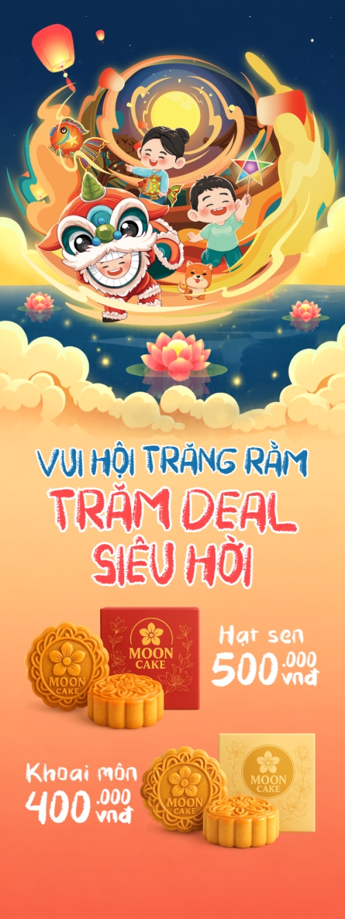 Vui hội trăng rằm trăm deal siêu hời