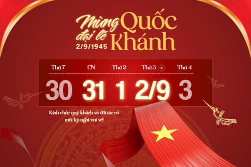 2/9, Quốc Khánh, lễ hội, thông báo, lịch nghỉ, Việt Nam, sự kiện, event, hiện đại, modern