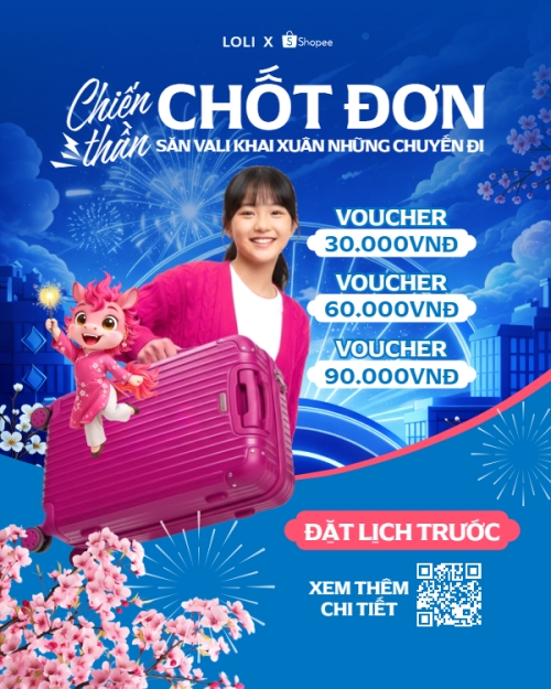 Chiến thần chốt đơn săn vali khai xuân những chuyến đi