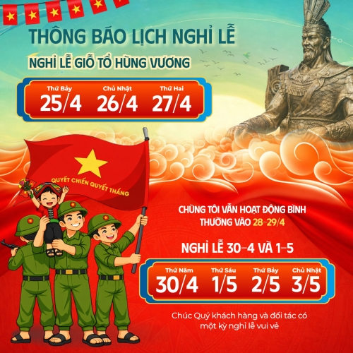 Thông báo nghỉ lễ