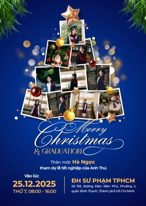 Merry christmas & graduation