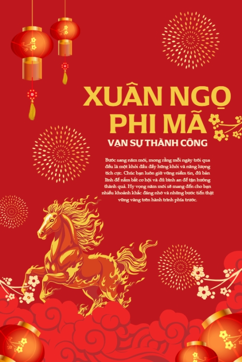 Xuân ngọ phi mã vạn sự thành công