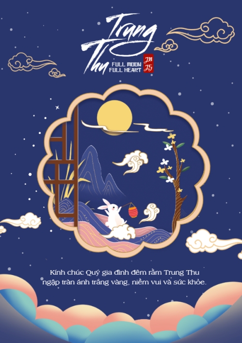 Trung thu, Tết Đoàn Viên, mid-autumn festival, sự kiện, event, dễ thương, cute, chibi, hoạt hình, cartoon