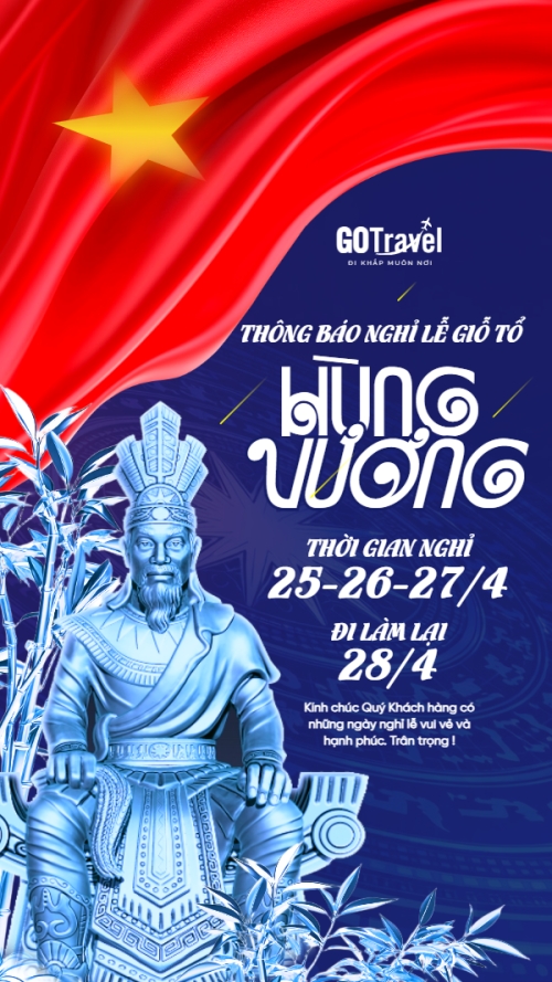 Thông báo nghỉ lễ Giỗ tổ Hùng Vương 2026