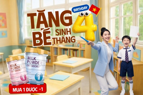 Tặng bé sinh nhật tháng 4