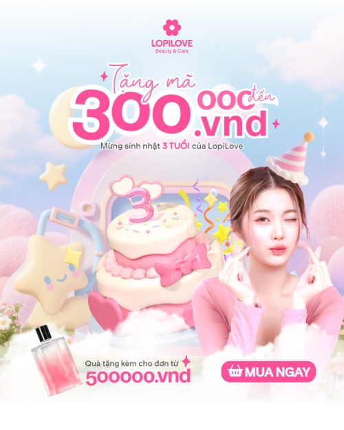 Tặng mã đến 300000vnd mừng sinh nhật