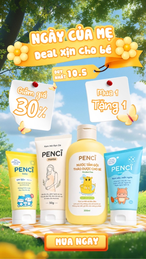 Mẹ hạnh phúc bé khỏe ngoan