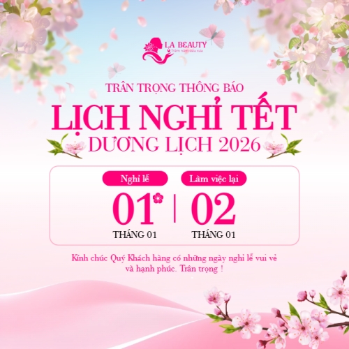 Thông báo lịch nghỉ Tết dương lịch 2026