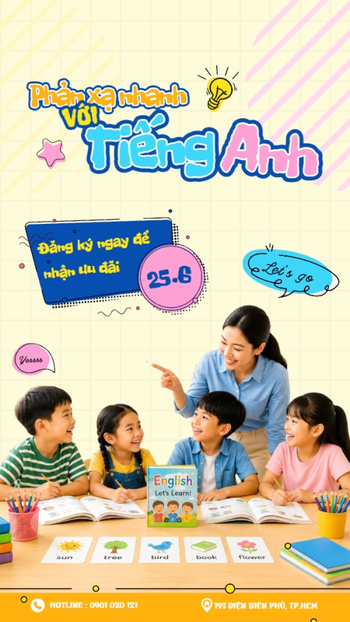 Phản xạ nhanh với Tiếng Anh
