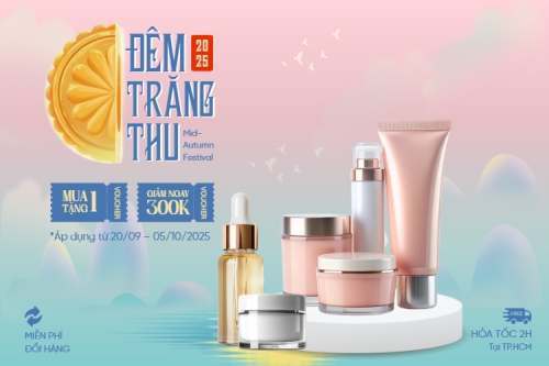Trung thu, Tết Đoàn Viên, mid-autumn festival, sự kiện, event, lễ hội, festival, mỹ phẩm, beauty, làm đẹp, sale, giảm giá, dễ thương, cute