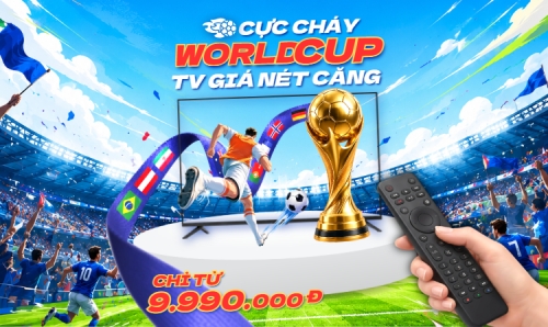 Cực cháy Worldcup TV giá nét căng
