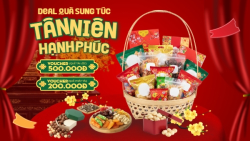 Deal quà sung túc tân niên hạnh phúc