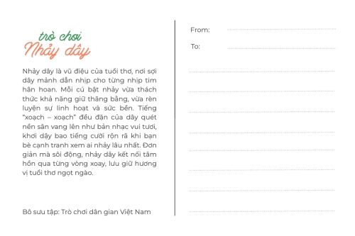 Trò chơi dân gian, trò chơi nhảy dây, Việt Nam, traditional, truyền thống, đơn giản — 2