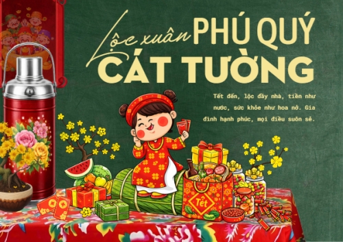 Lộc xuân phú quý cát tường
