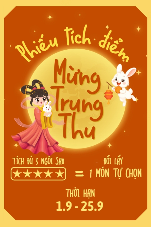 Phiếu tích điểm mừng trung thu