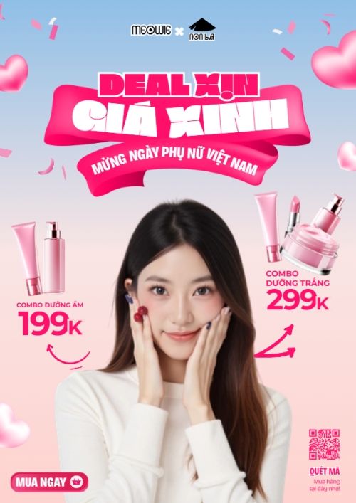 20/10, Ngày phụ nữ Việt Nam, Vietnamese Women's Day, phụ nữ, sự kiện, event, mỹ phẩm, làm đẹp, beauty, hiện đại, modern