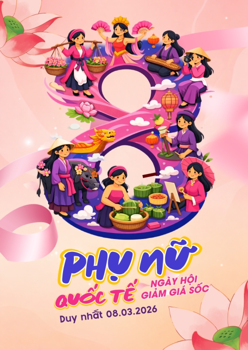 Ngày hội giảm giá 8/3