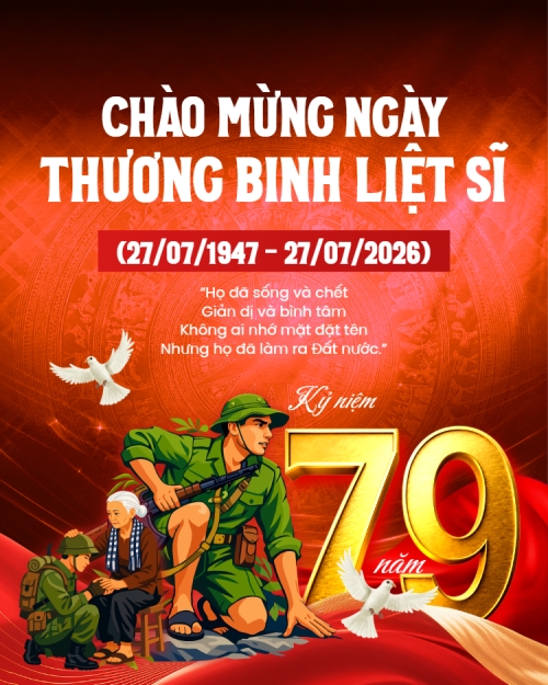 Kỷ niệm 79 năm ngày Thương binh liệt sĩ 27.7