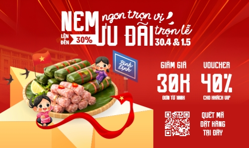 Nem ngon trọn vị ưu đãi trọn lễ