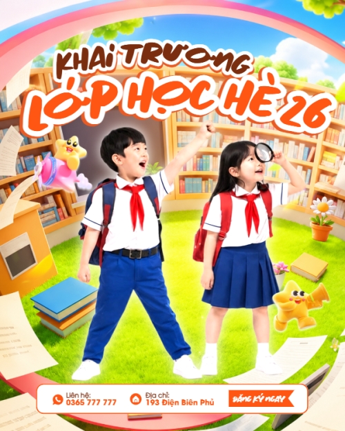 Khai trương lớp học hè 26