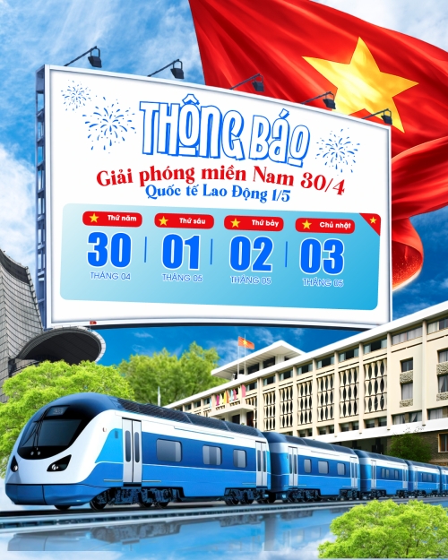 Lịch nghỉ lễ 30/4-1/5