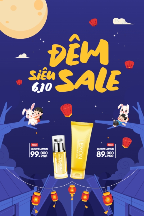 Trung thu, Tết Đoàn Viên, mid-autumn festival, sự kiện, event, lễ hội, festival, mỹ phẩm, beauty, làm đẹp, sale, giảm giá, dễ thương, cute