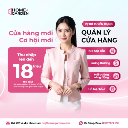 Tuyển dụng, quản lý cửa hàng, văn phòng, office, doanh nghiệp, hiện đại, modern