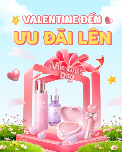 Valentine đến ưu đãi lên