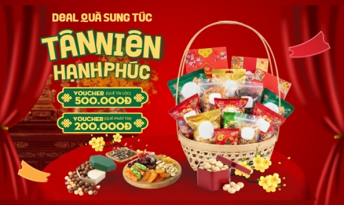 Deal quà sung túc tân niên hạnh phúc