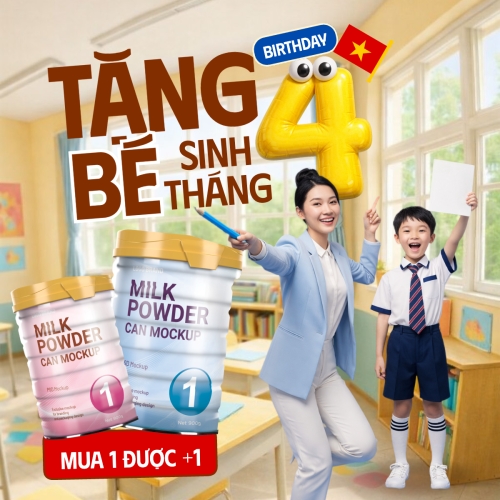 Tặng bé tháng 4