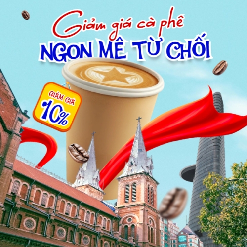 Giảm giá cà phê ngon mê từ chối